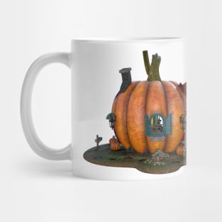 3d rendering Little House Pumpkin Mug